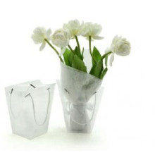Kundenspezifische Blumen-Tragetasche Plastikgeschenk-Verpackungsbeutel